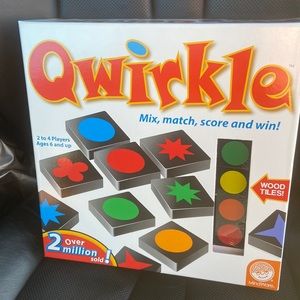 Abstract game with tiles named Qwirkle